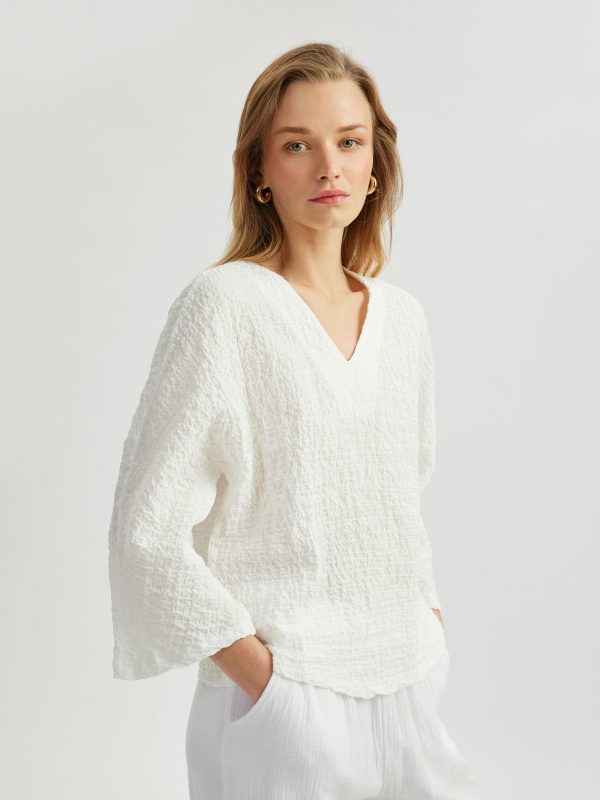 Blouse Maches Longues Femme