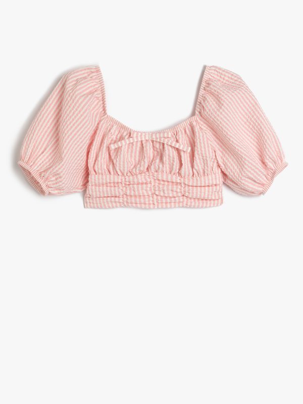 Blouse Maches Courtes Fille