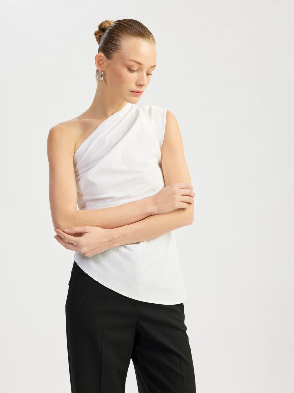 Blouse Maches Courtes Femme