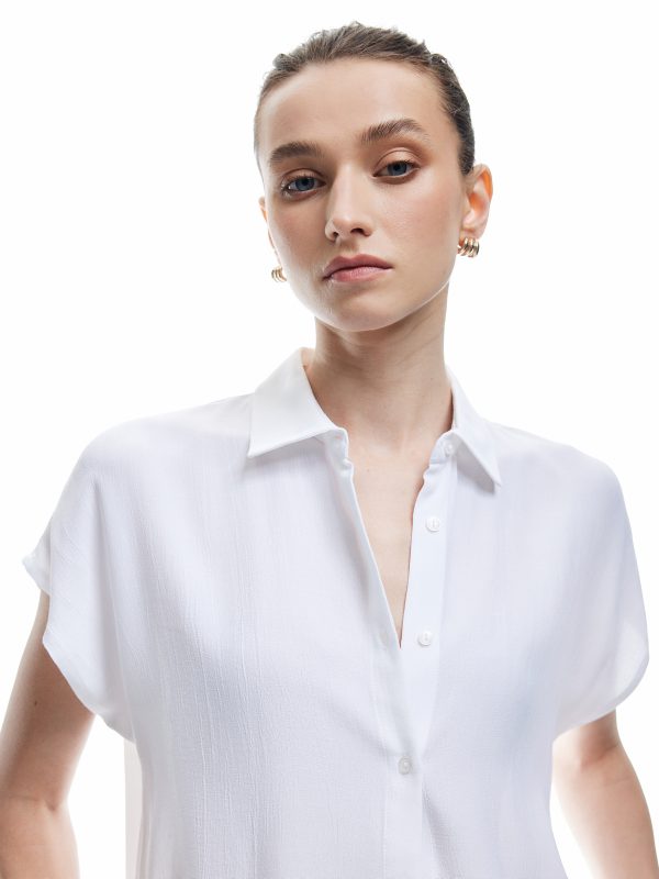 Chemise Manches Courtes Femme