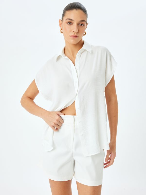 Chemise Manches Courtes Femme