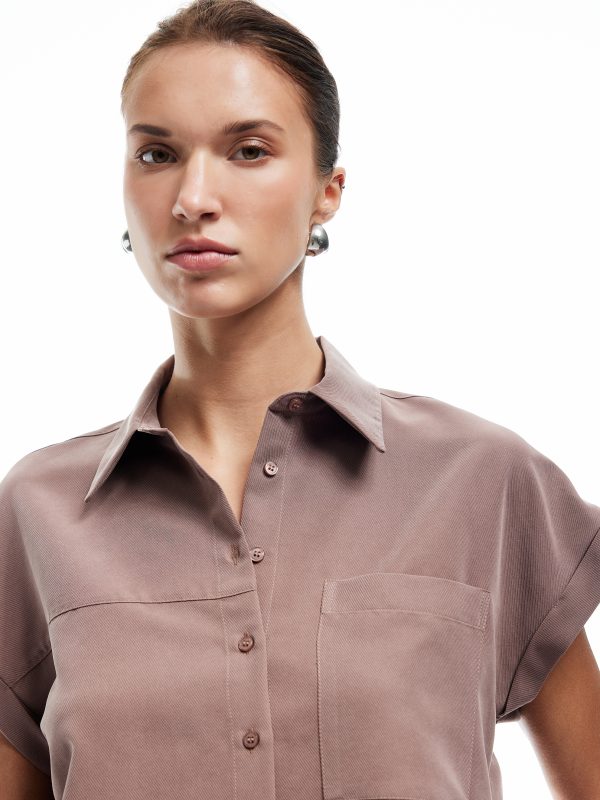 Chemise Manches Courtes Femme