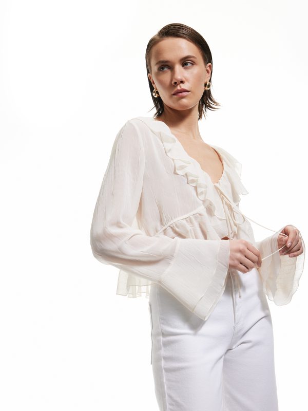 Blouse Maches Longues Femme
