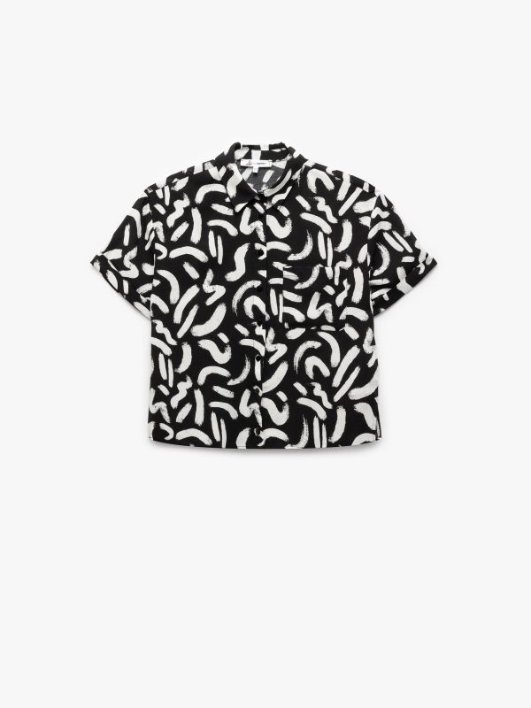 Chemise Manches Courtes Ado