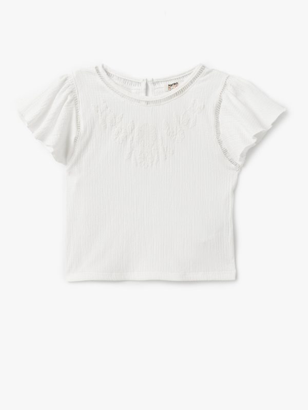 Blouse Maches Courtes Fille