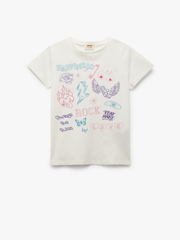 T-Shirt Manches Courtes Fille
