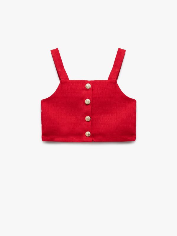 Blouse Maches Courtes Fille
