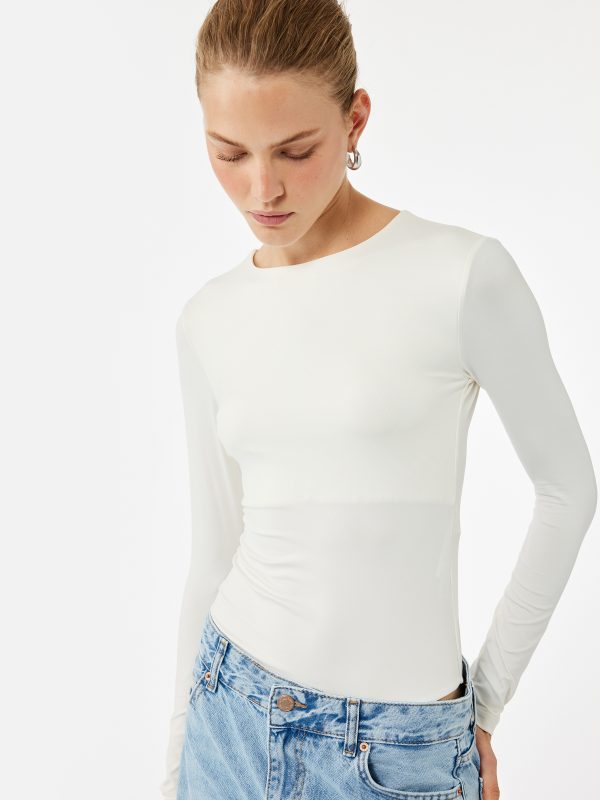 Blouse Maches Longues Femme