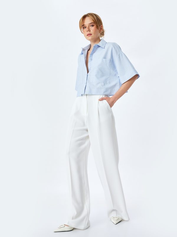 Chemise Manches Courtes Femme