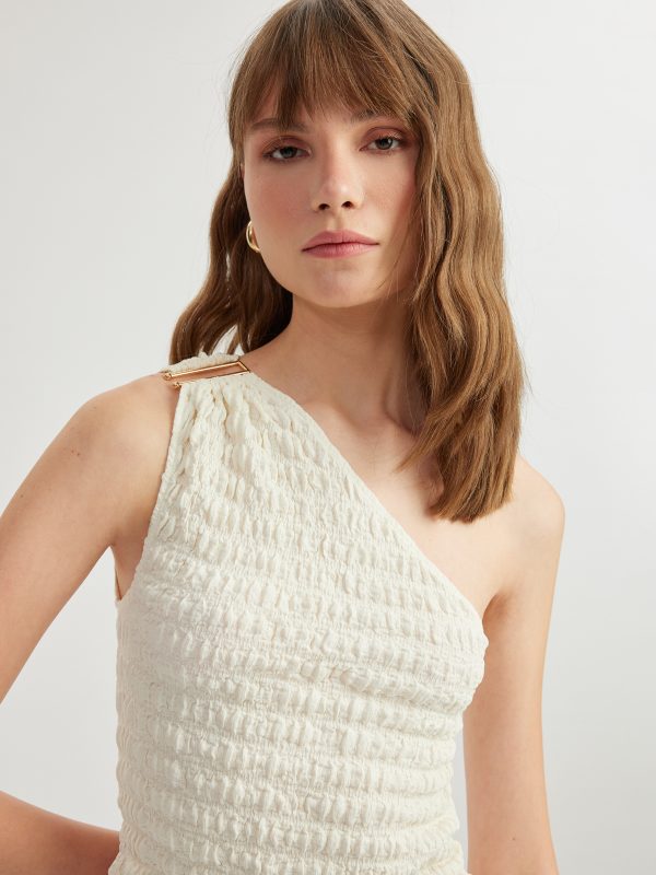 Blouse Maches Courtes Femme