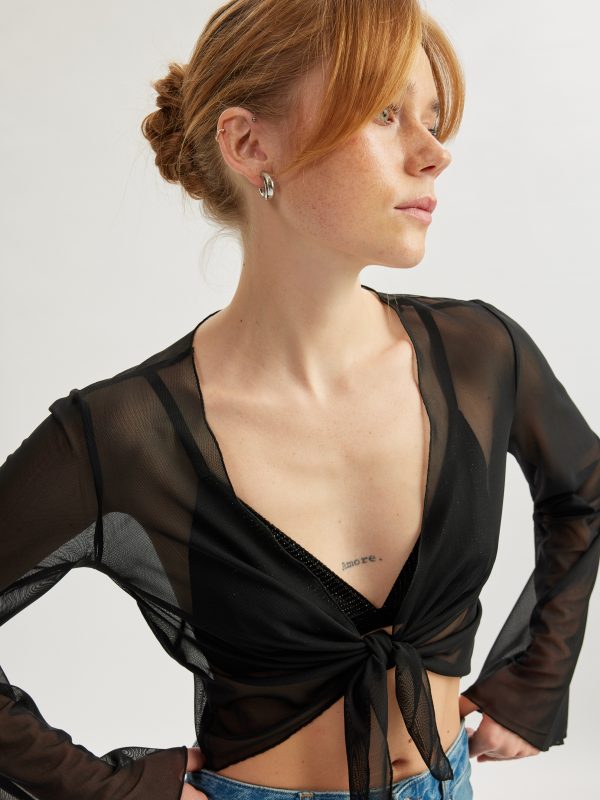 Blouse Maches Longues Femme