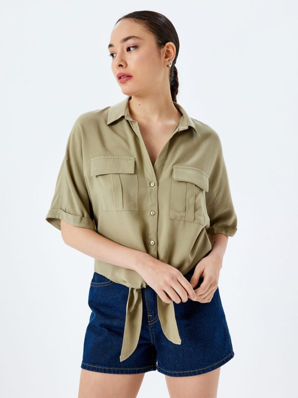 Chemise Manches Courtes Ado