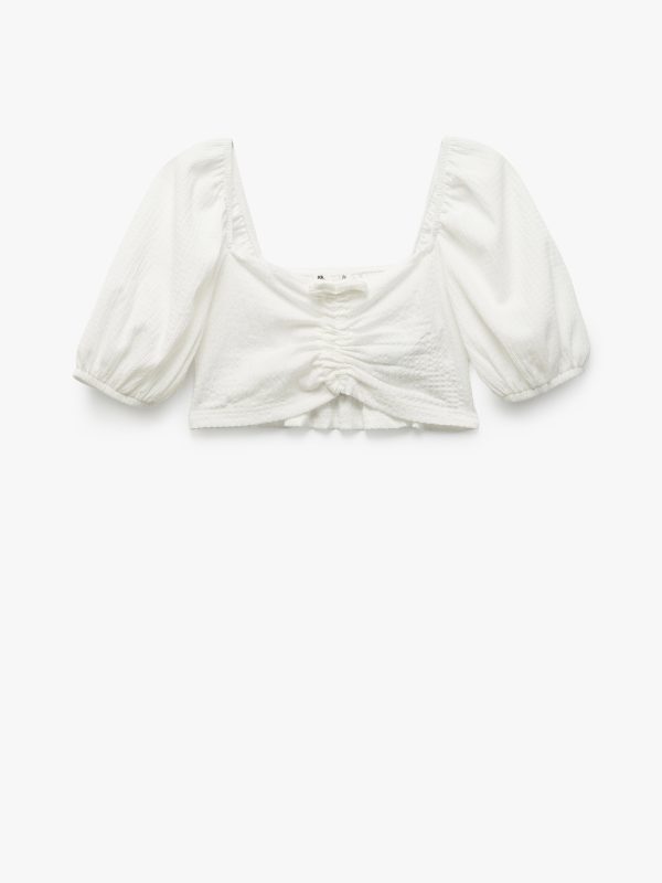 Blouse Maches Courtes Fille
