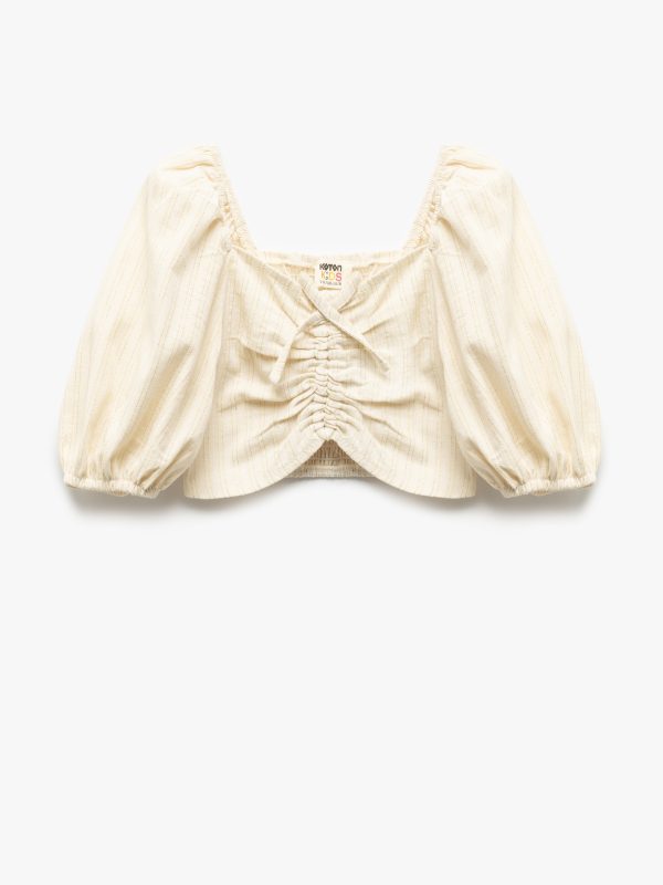 Blouse Maches Courtes Fille