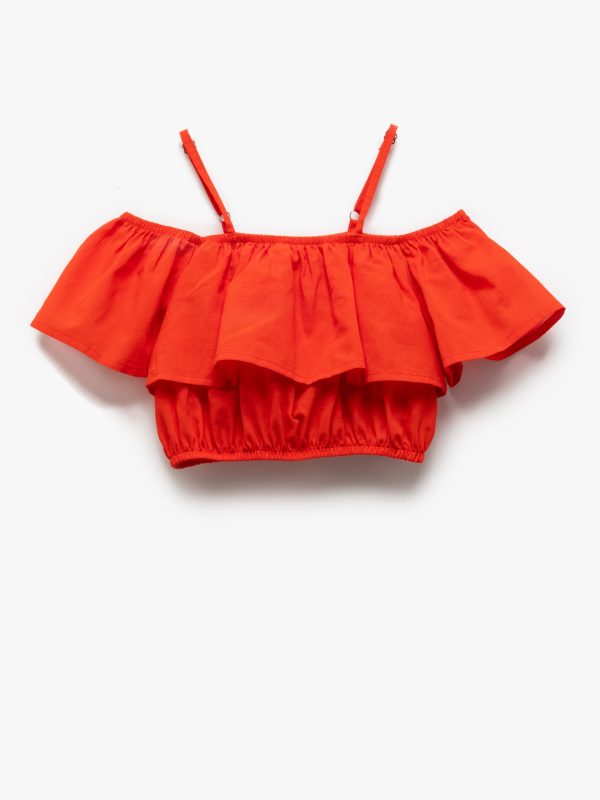Blouse Maches Courtes Fille