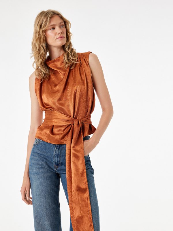 Blouse Maches Courtes Femme